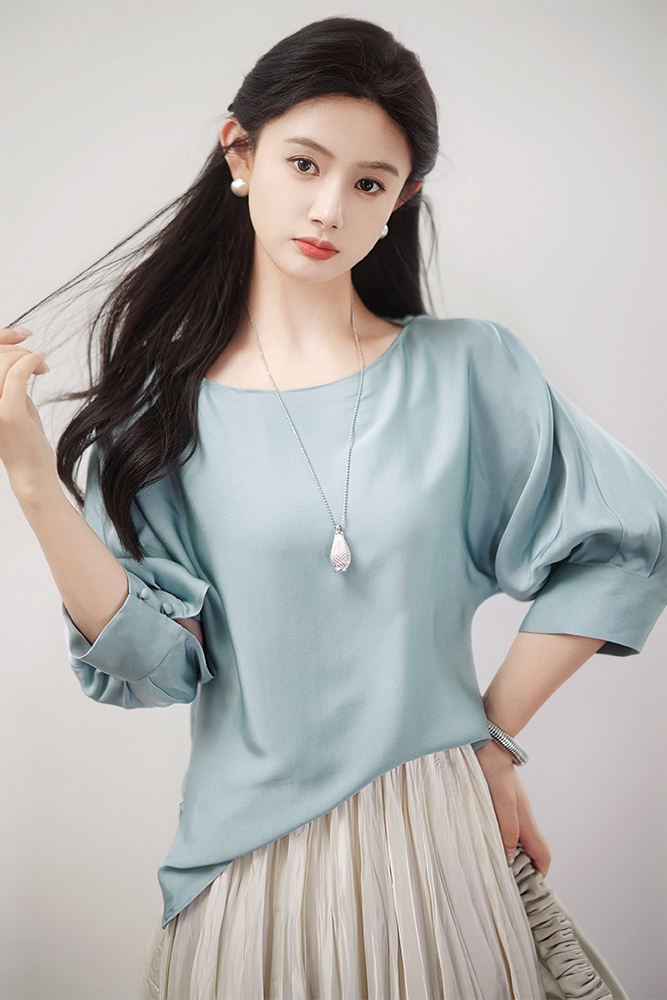 【赵大喜】精巧线梦游仙境真.丝小衫 | 19MM真.丝双乔 中袖