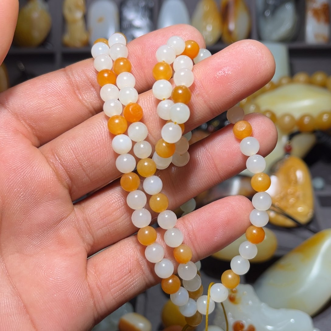 和田玉（糖玉）手链未镶嵌