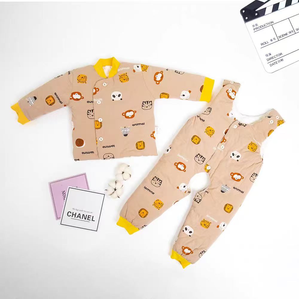 【A200-399】新生儿婴幼儿天然棉花冬款百百棉服婴幼儿衣服