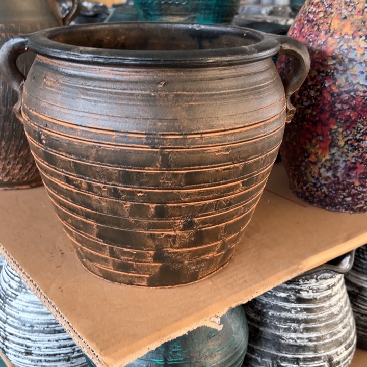 16.9-1高20口20土黄耳缸