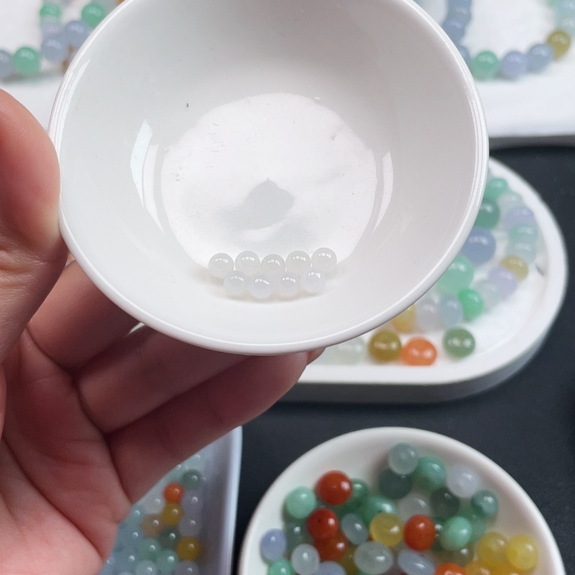 【闪购商品】定制翡翠未镶嵌三*，