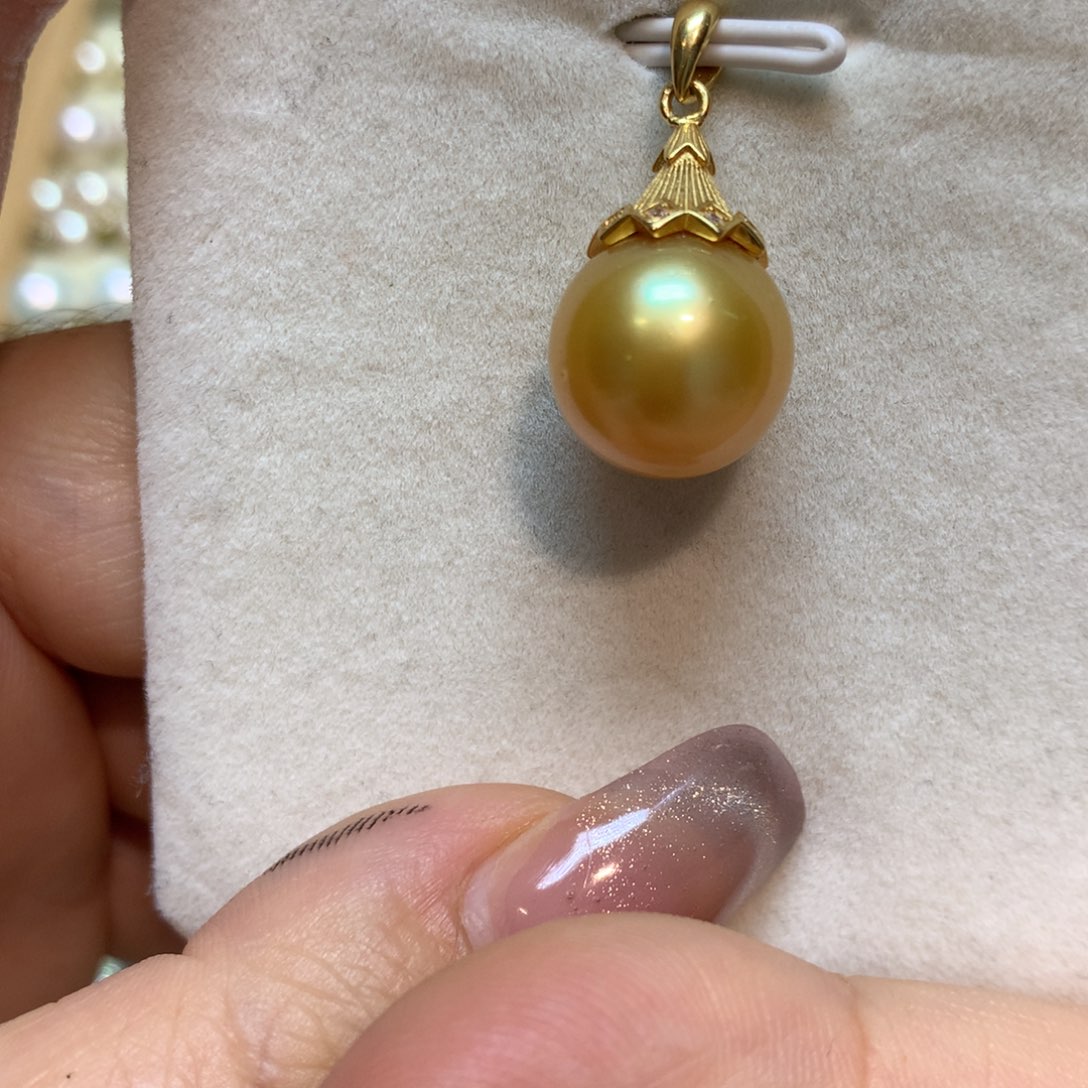 海水珍珠颈饰银S925镶嵌