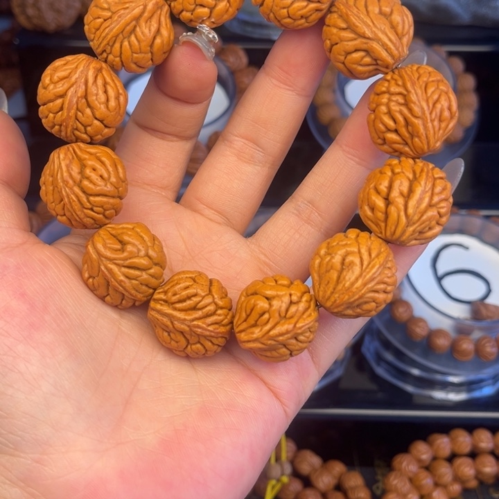 文玩核桃手串桃核单圈