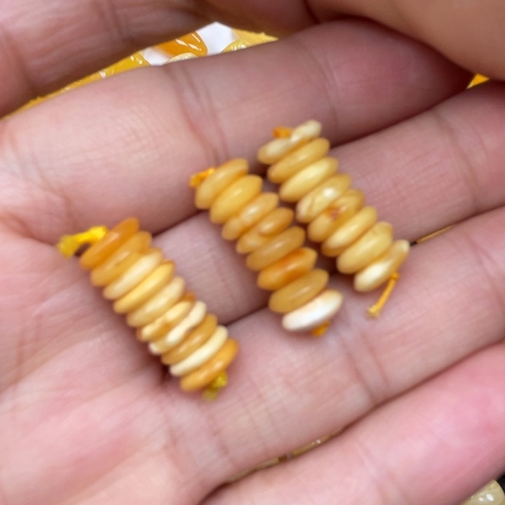 裸石蜜蜡未镶嵌蜜蜡8➕隔片 多样性发一组