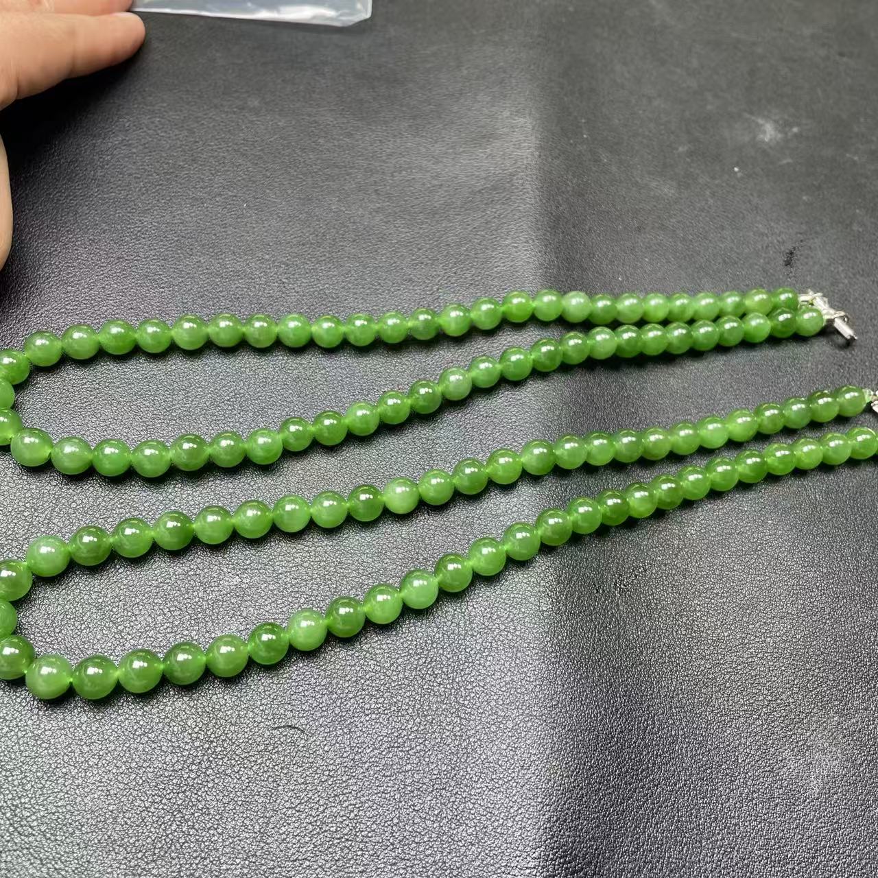 【玉经纶】-41020/HQ65-和田玉珠链--多样性发其一