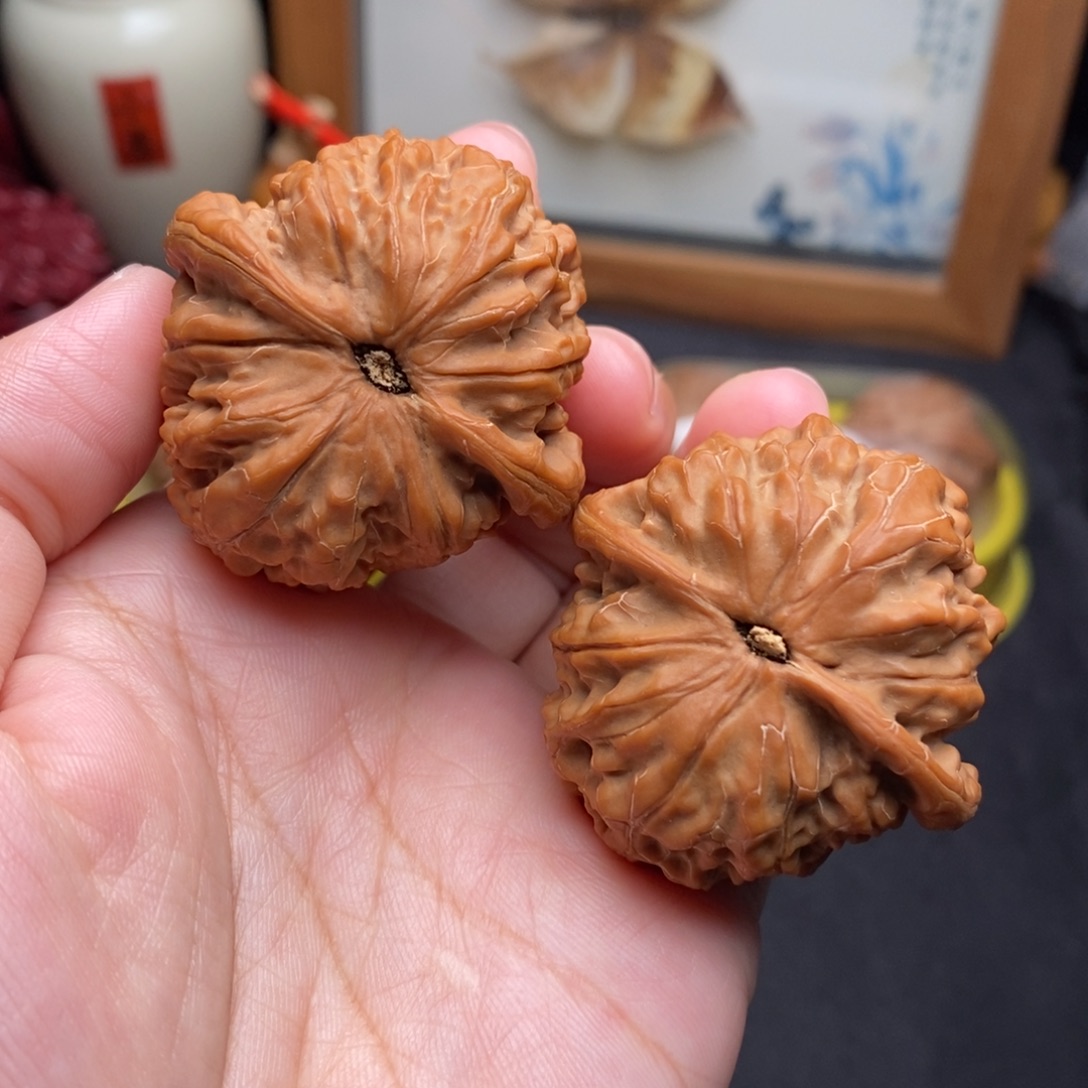 把件文玩核桃43金麒麟