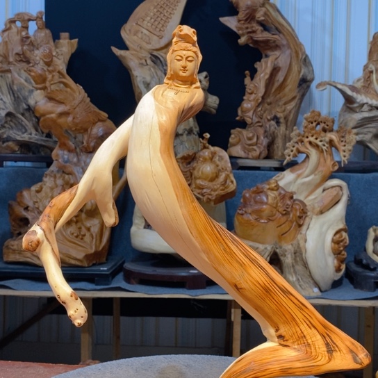 柏木（崖柏）根雕摆件