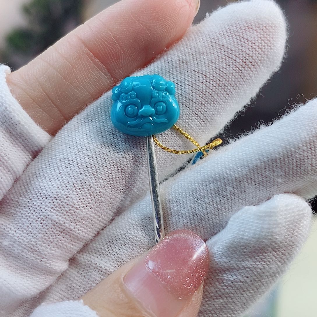 未镶嵌绿松石珠宝奇石