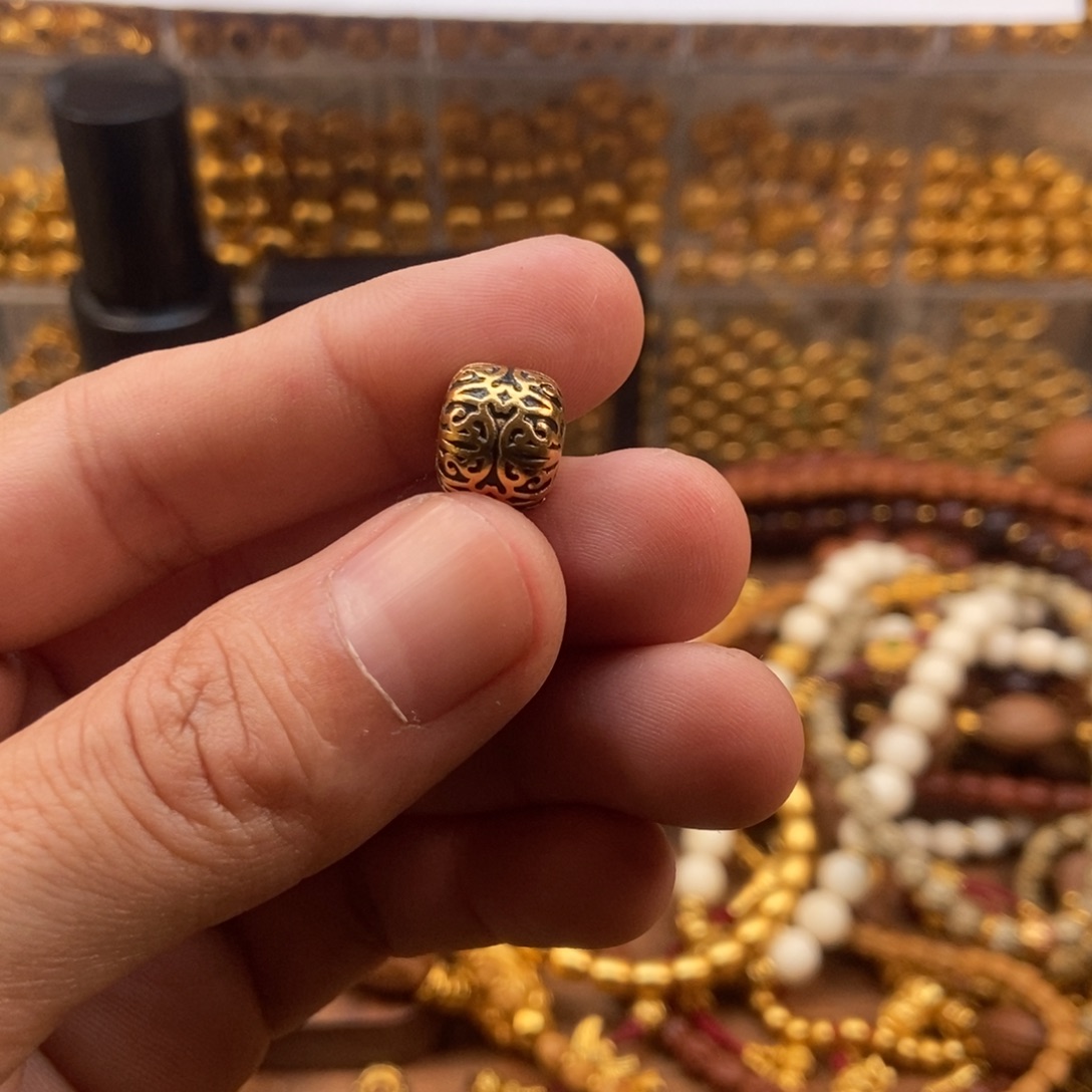 卡11➕高订黑金克罗心珠子