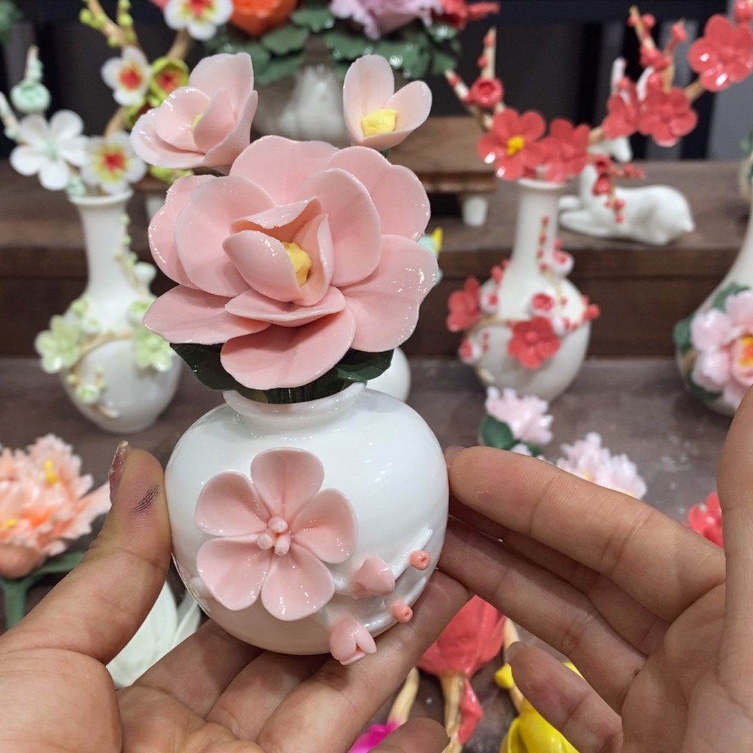 瓷片陶瓷工艺品摆件