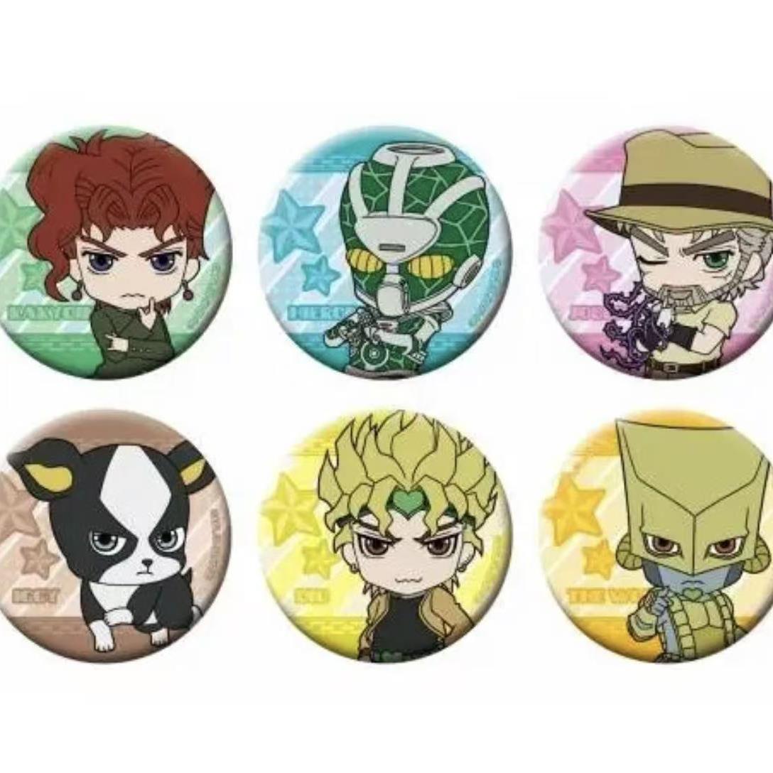 正版jojo的奇妙冒险Q版星尘远征盲抽徽章【一件包邮】