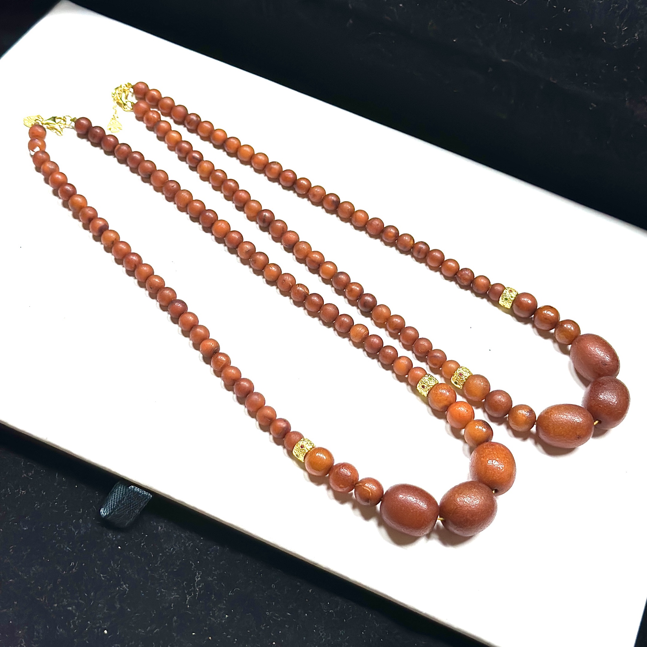 【WR】老蜡DIY项链-约15*6mm（多样性发其一）