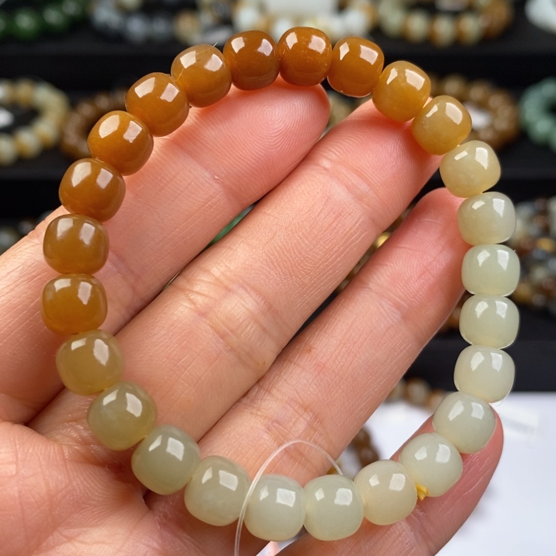 和田玉手串未镶嵌