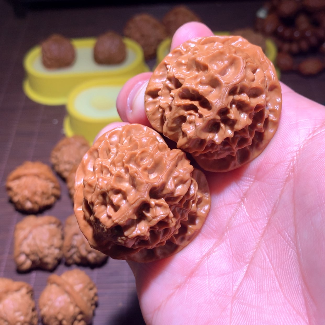 【闪购商品】文玩核桃吊坠热*河龙鳞42