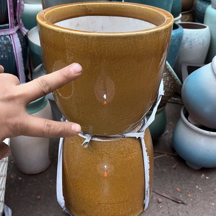 红陶微瑕花盆处理来了