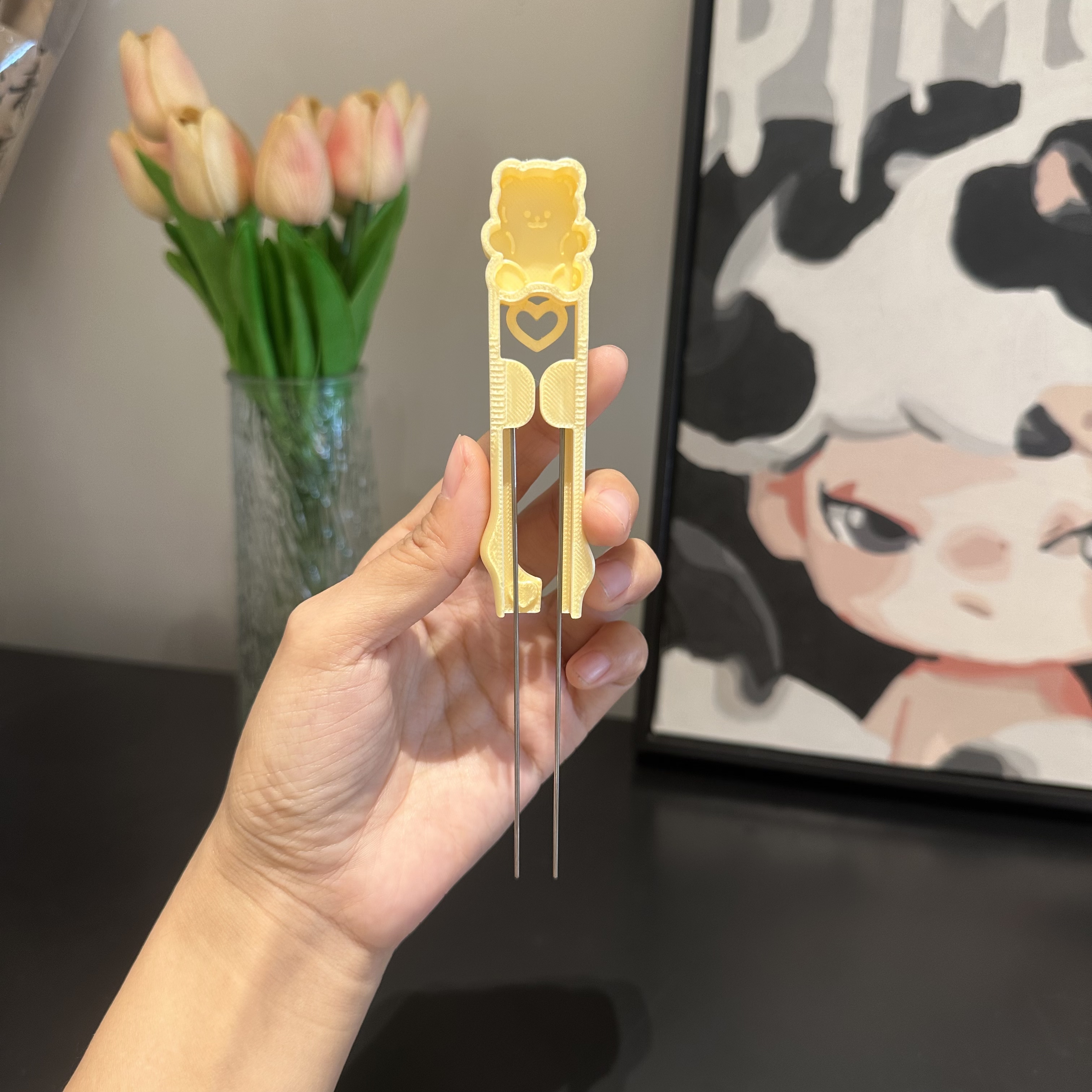 【拼豆神器】泡芙卷家70双针镊子适合2.6mm拼豆丝滑省力