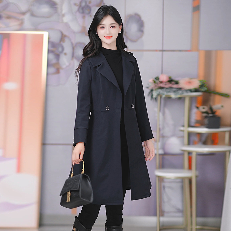 秋季新款风衣时尚修身气质显瘦中长款风衣外套女