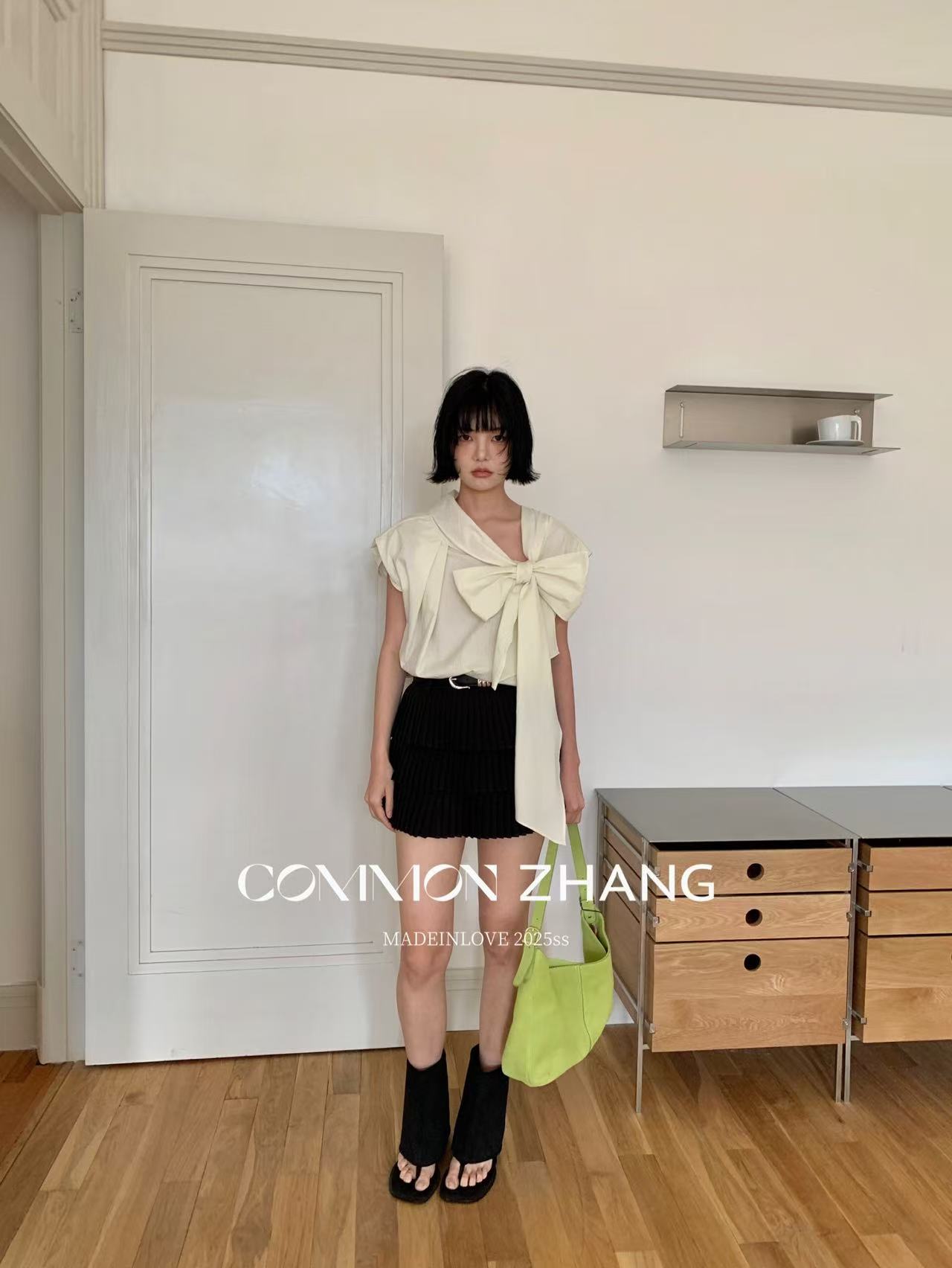 十三行CZ-夏季福秒百褶层次感低腰半身裙#22663