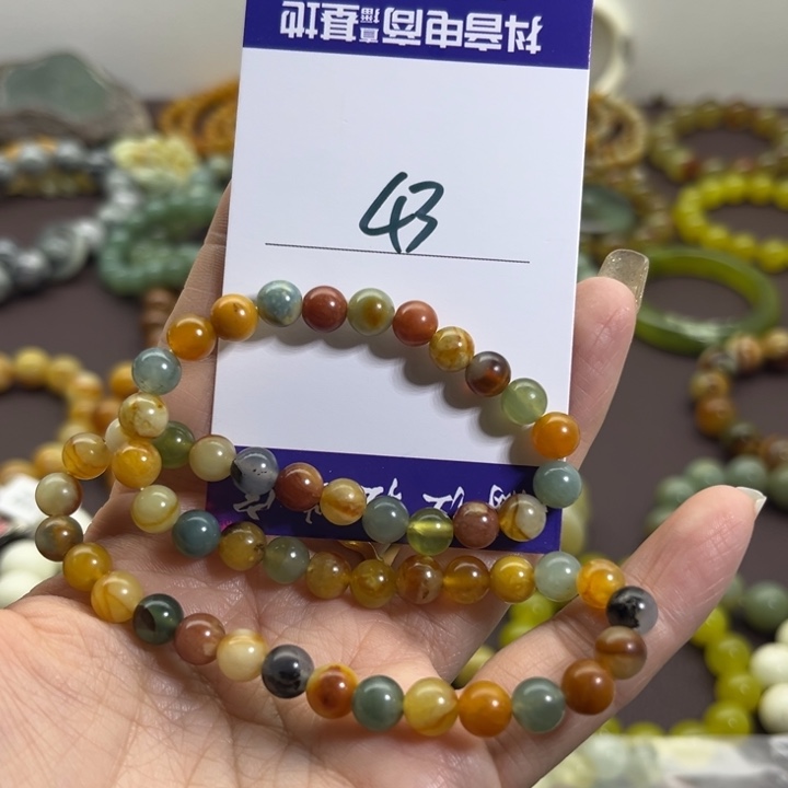 k***p蛇纹石玉未镶嵌手链