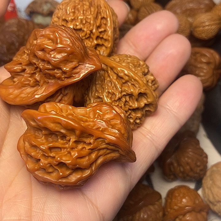 '***❻把件文玩核桃小鸟