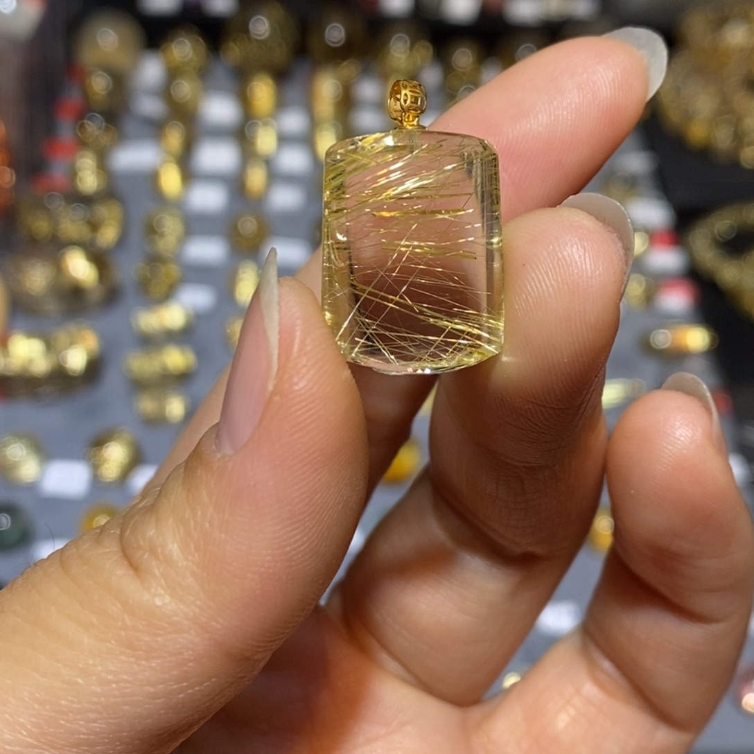 手链未镶嵌水晶吊坠
