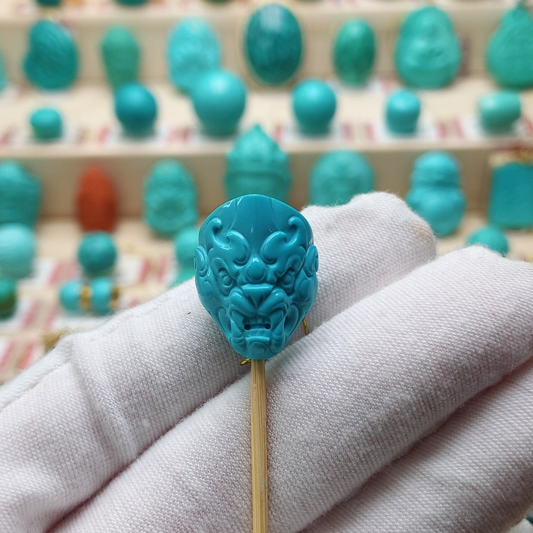 绿松石珠宝奇石未镶嵌