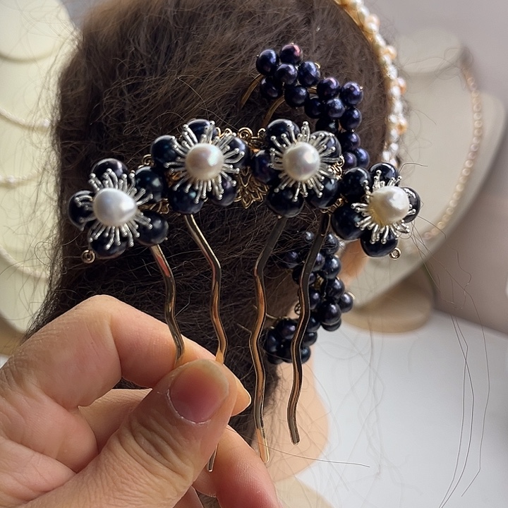 淡水珍珠发簪未镶嵌