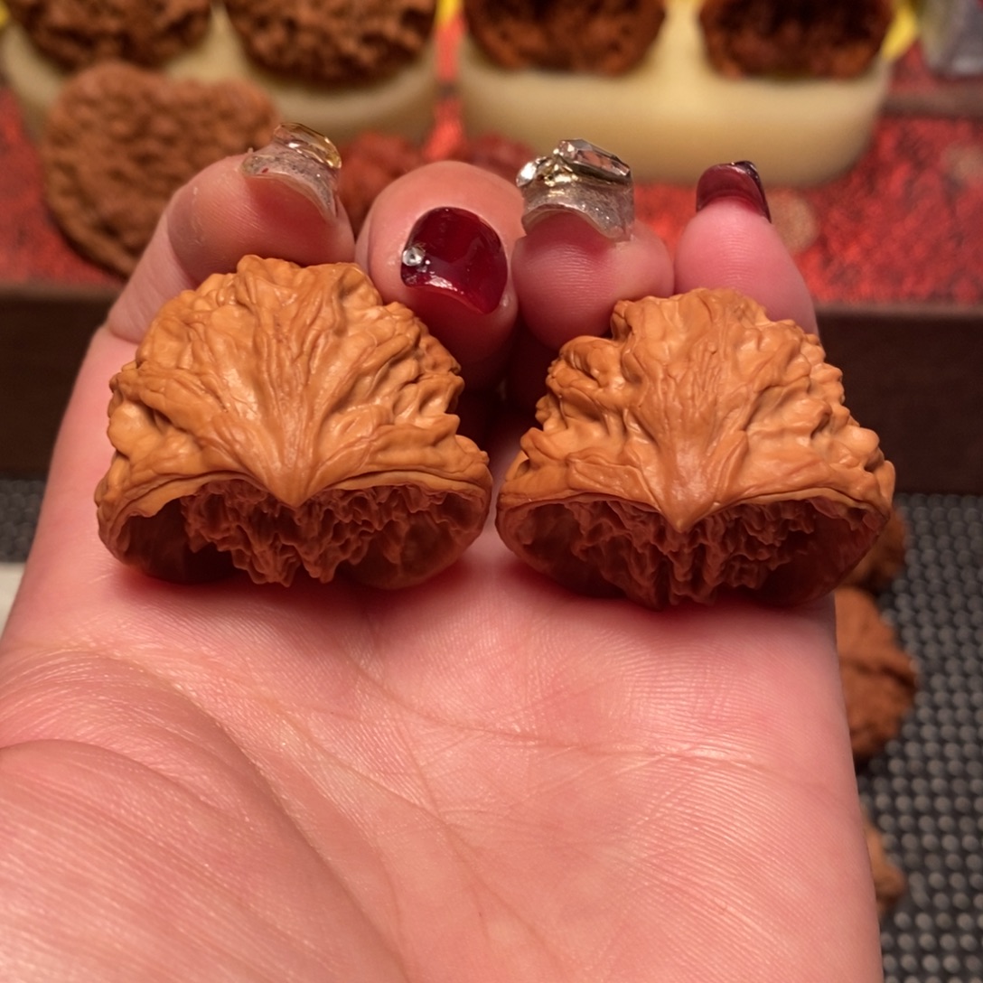 家***乐文玩核桃吊坠蛇头