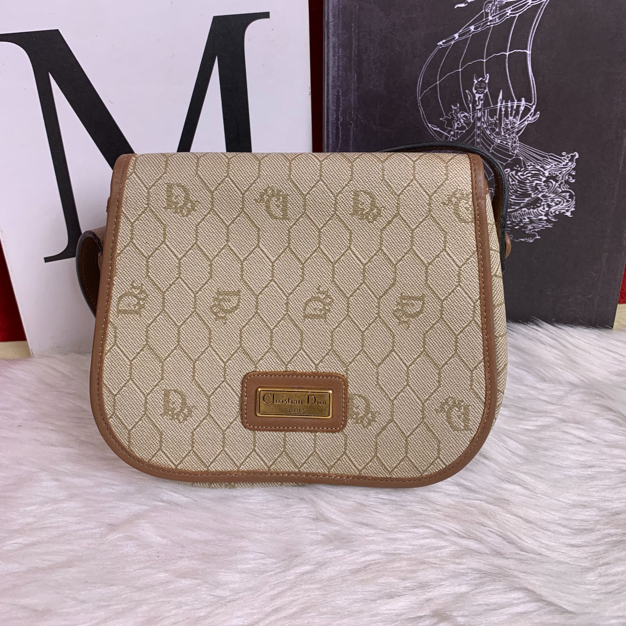 95新 DIOR/迪奥 老花斜挎包/JJ12718504/8504