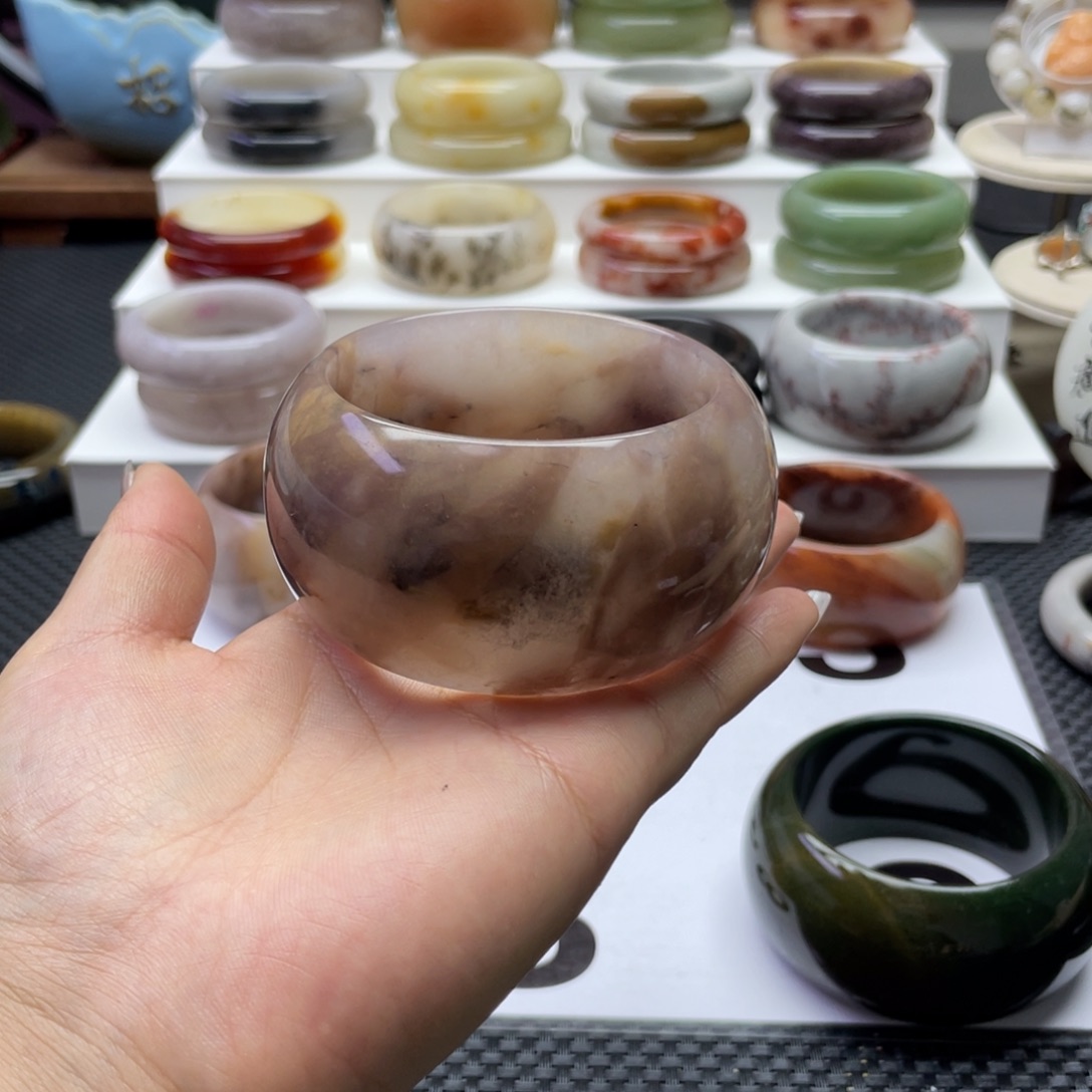 石英质玉手镯未镶嵌索****6