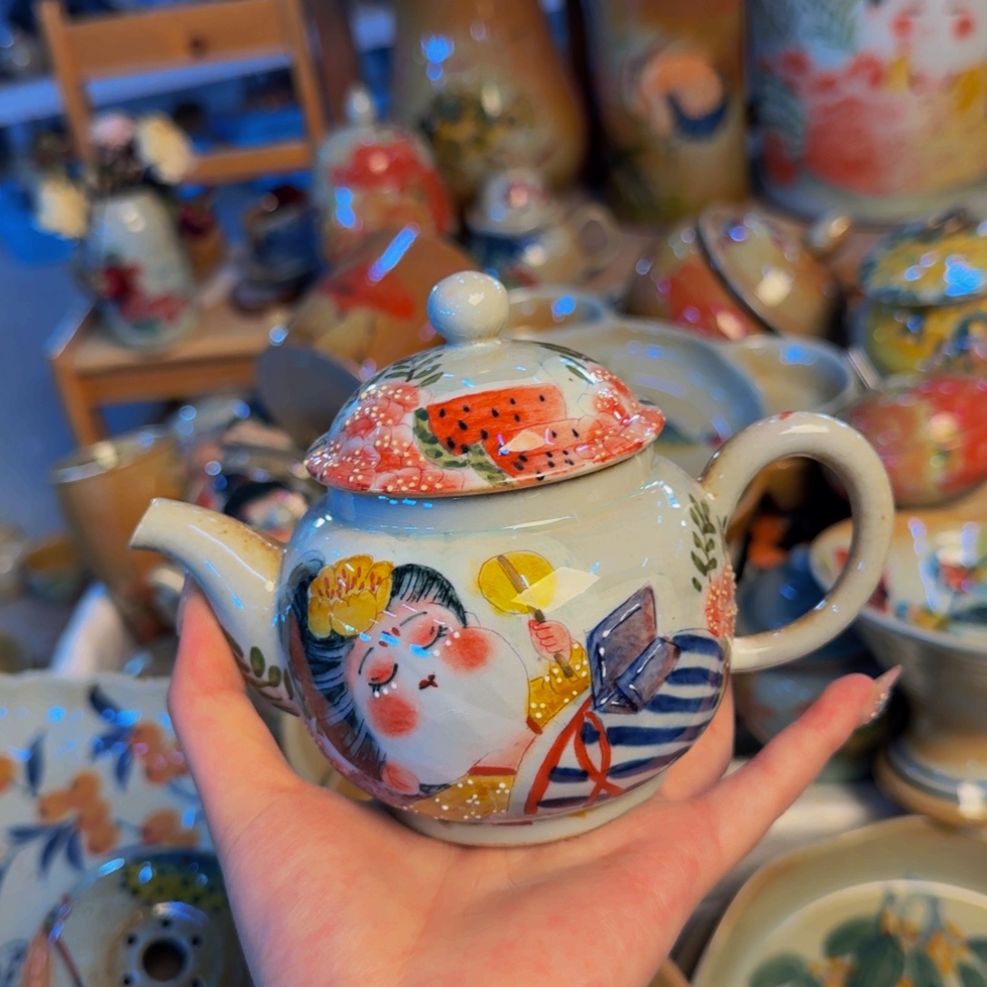 瓷片景德镇陶瓷手工手绘