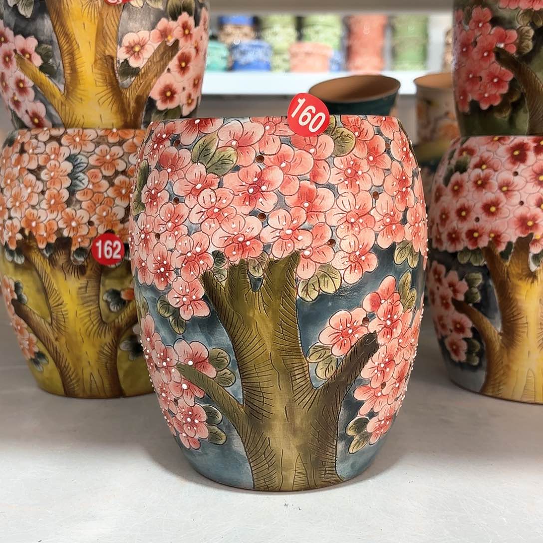 紫砂花盆手工花盆默认微瑕11.5/17