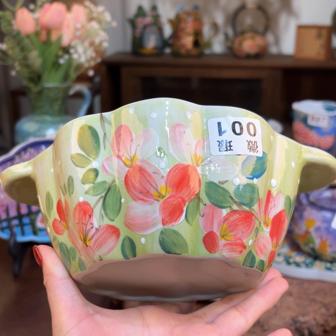 景德镇手绘高温釉下彩陶瓷茶具