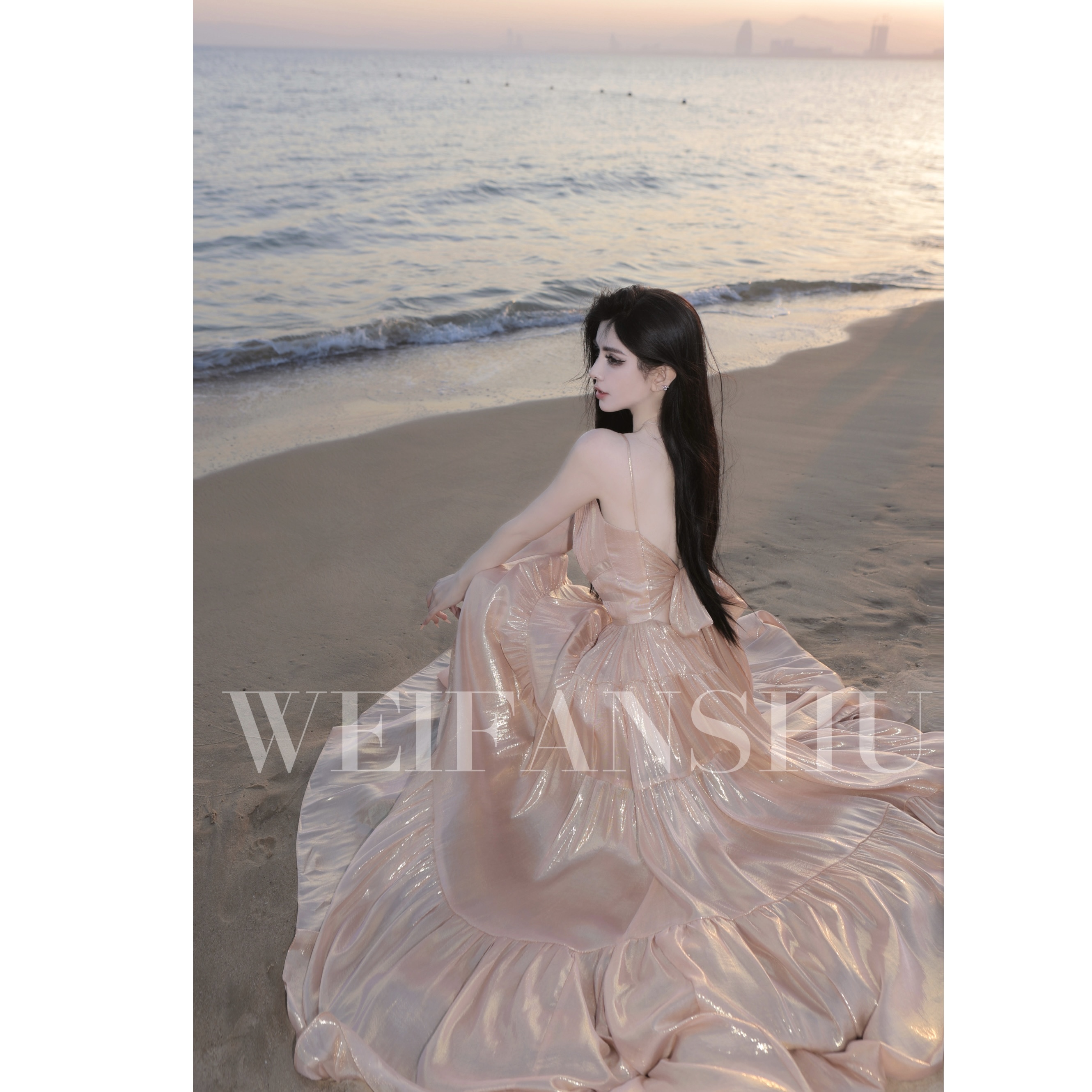 WEIFANSHU/魏凡舒【仙女假日】真丝连衣裙