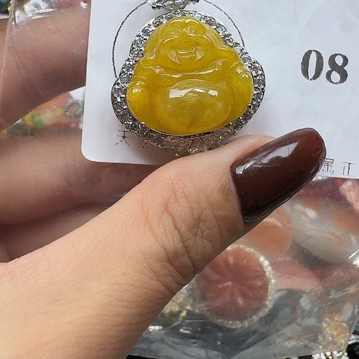 翡翠未镶嵌项链翡翠