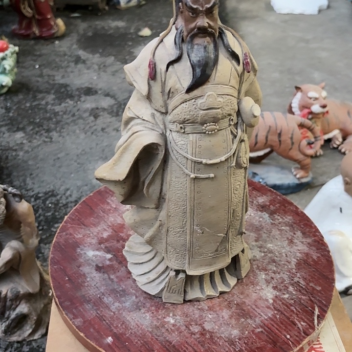 金***芳陶土陶瓷摆件石湾