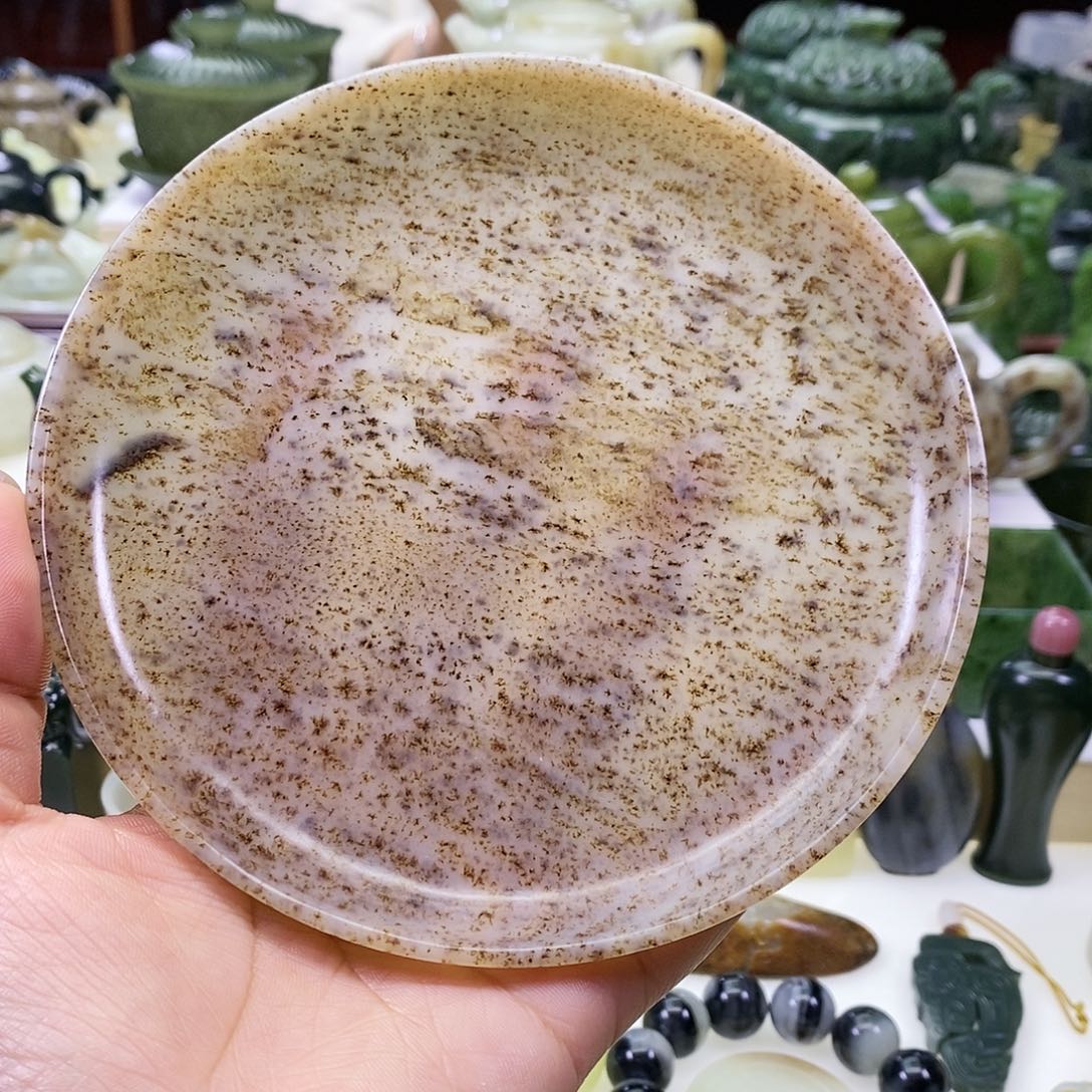 和田玉壶承未镶嵌