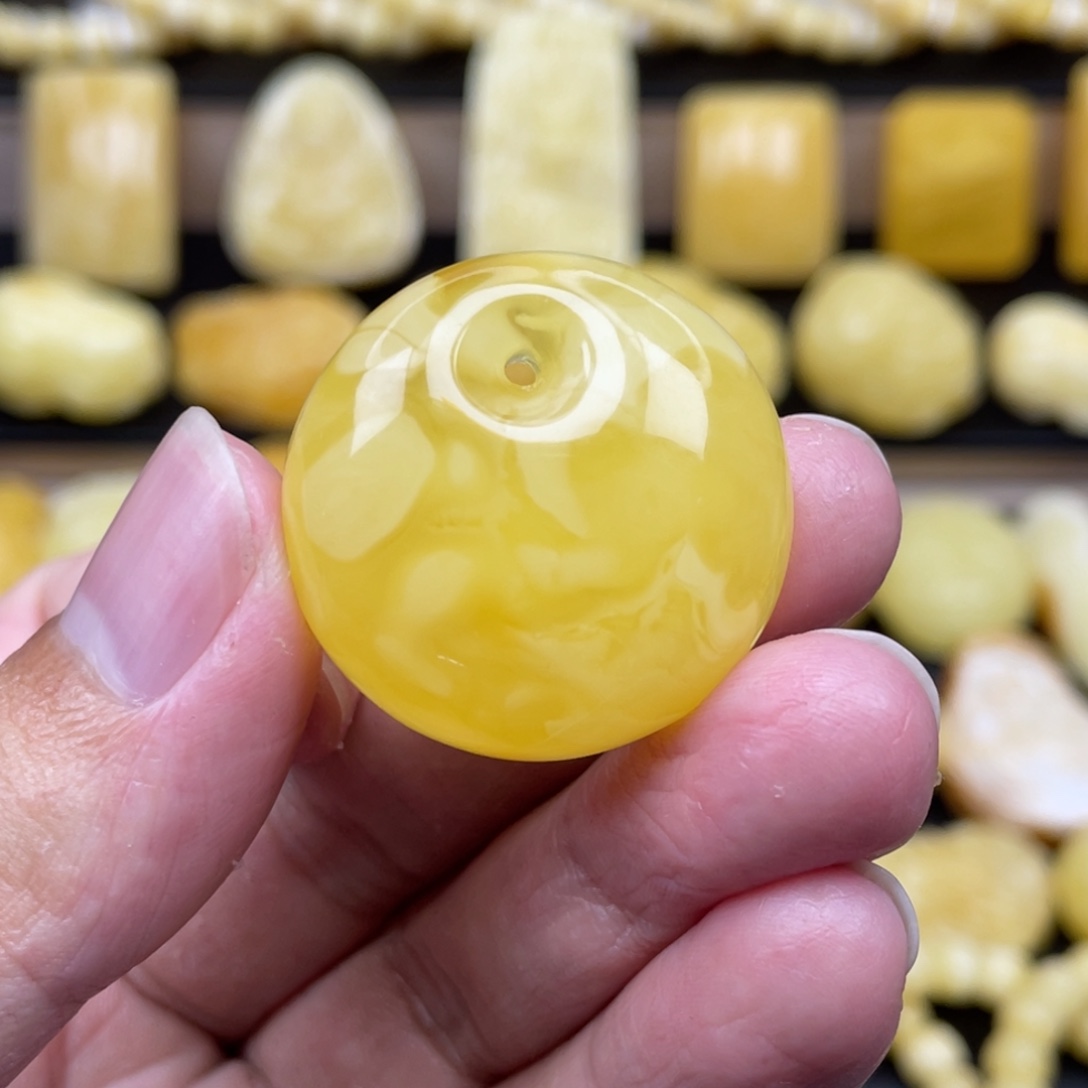 琥珀未镶嵌裸石琥珀蜜蜡