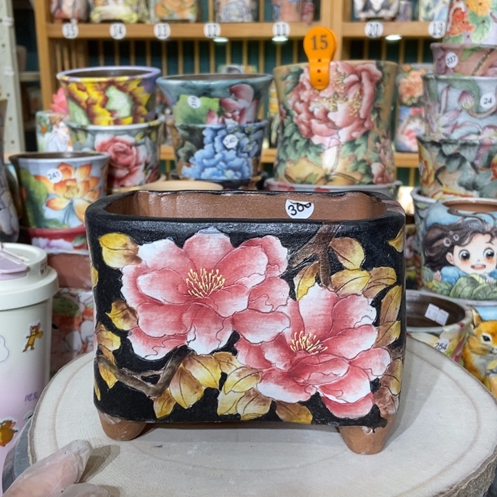 红陶景德镇艺术手绘作品