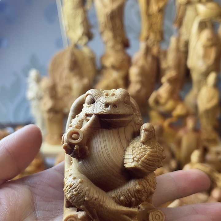 柏木（崖柏）崖柏摇椅金蟾