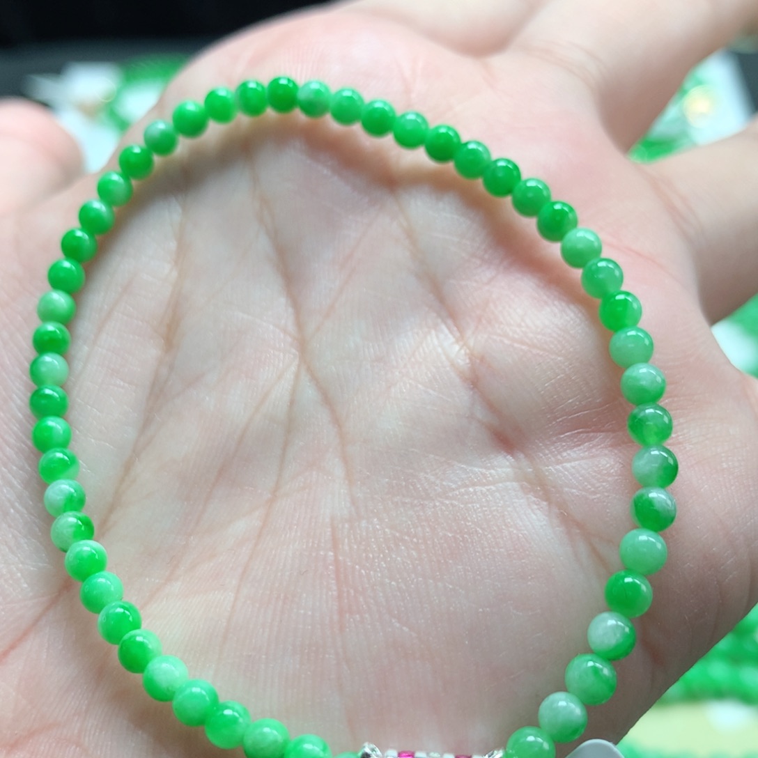 翡翠未镶嵌手链翡翠