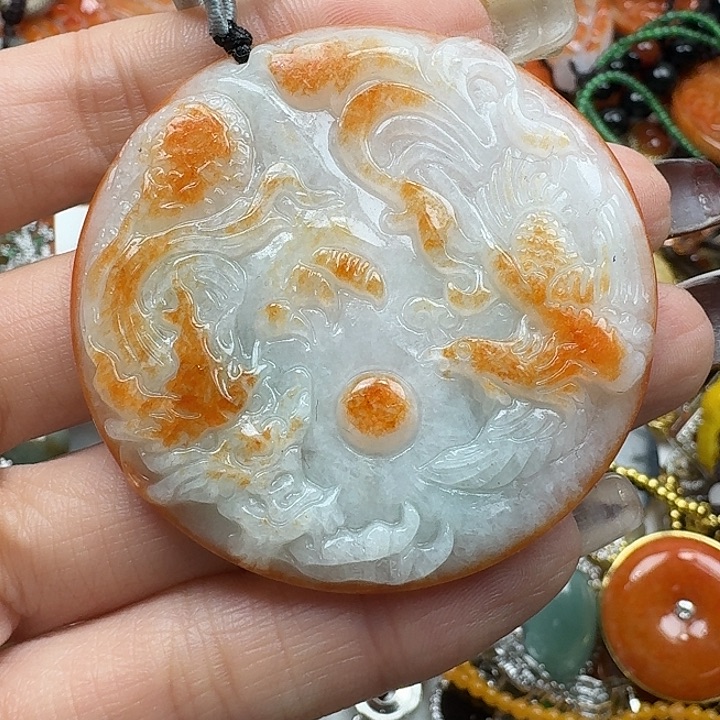 翡翠未镶嵌项链翡翠