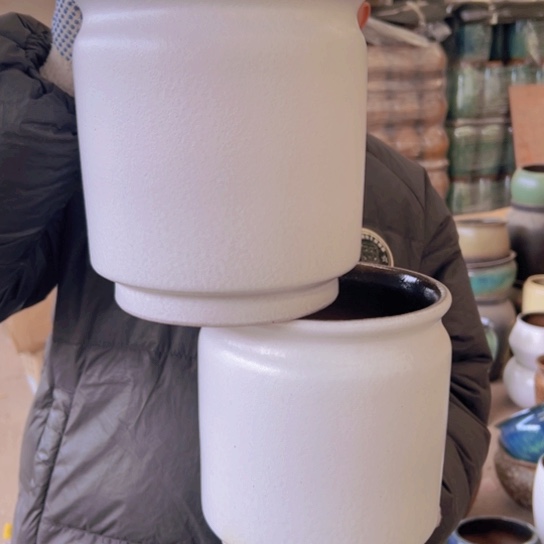 紫砂花盆高21口18—————