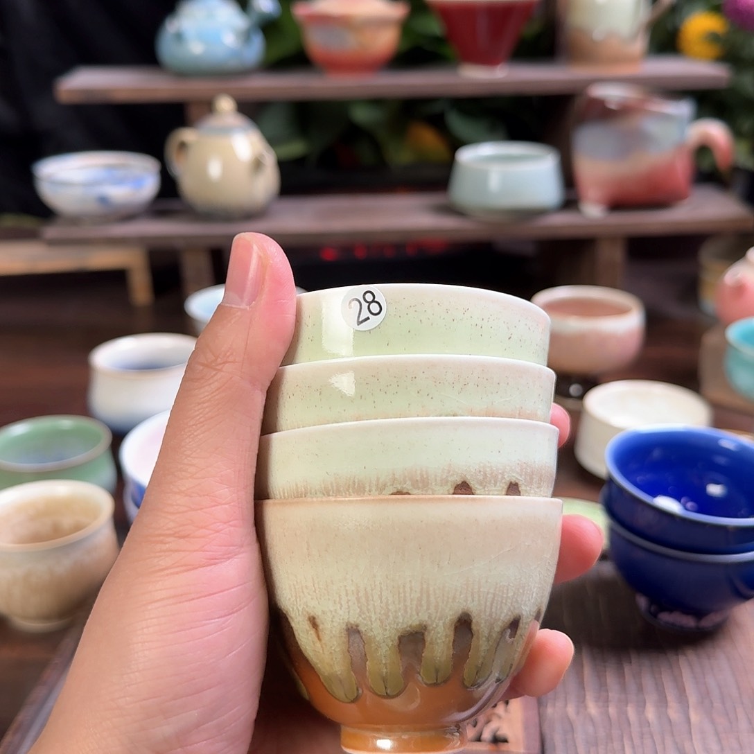 手工陶瓷主人杯杯子28