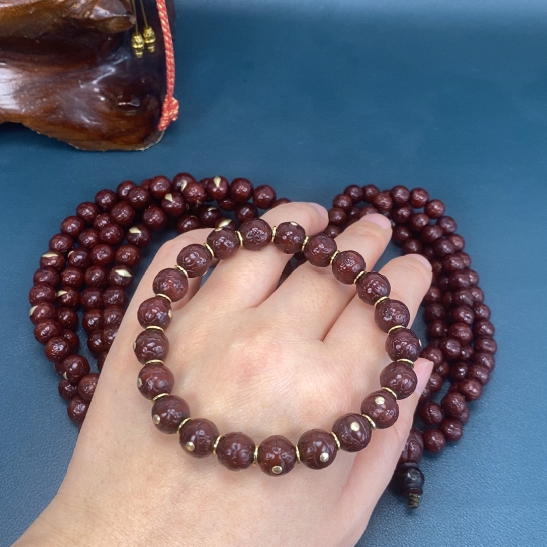 吊坠凤眼菩提单圈镶嵌1.0