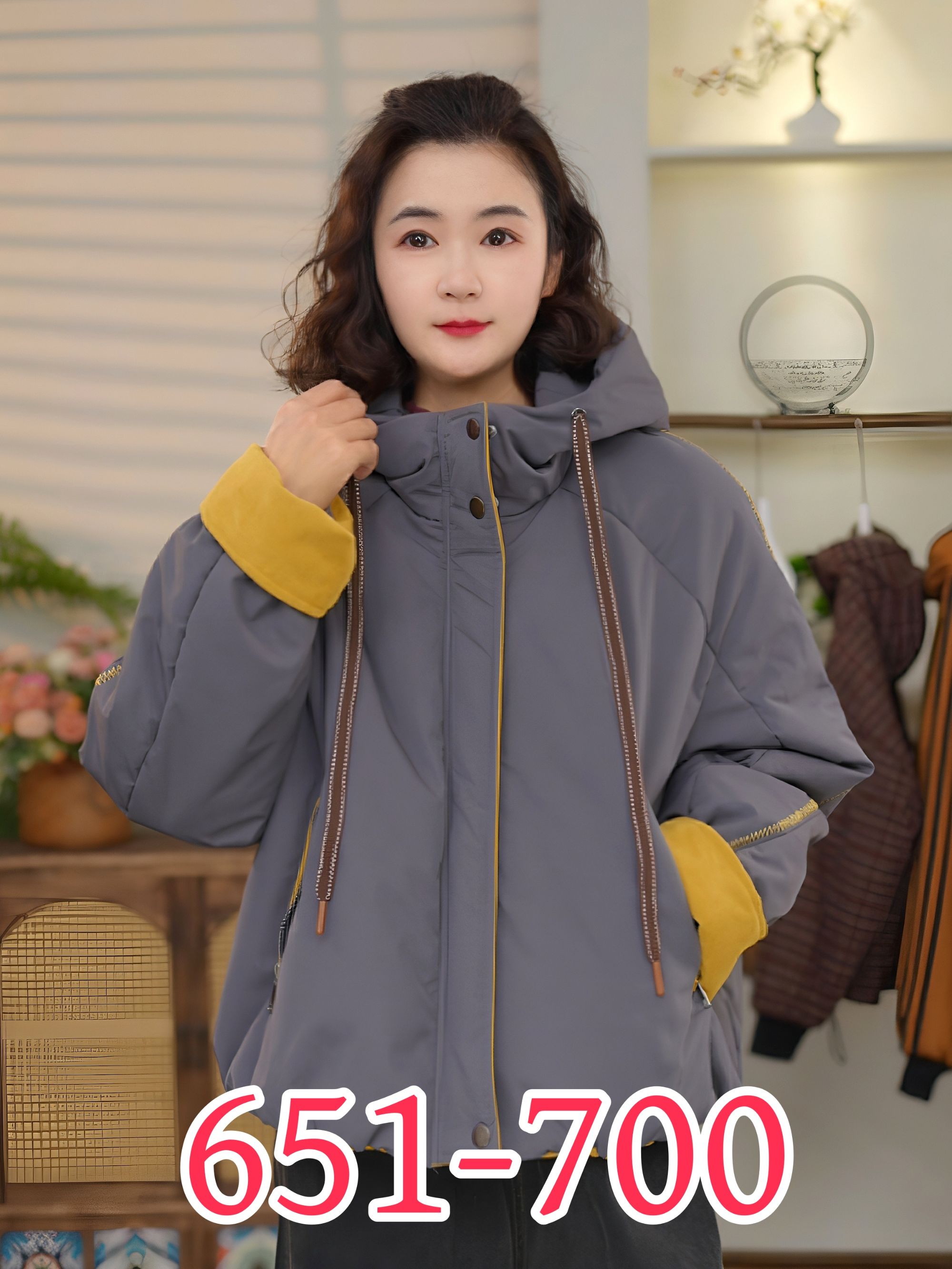 【A651-A700】2025秋冬季新款时尚休闲外套T恤打底衫裤子女上衣