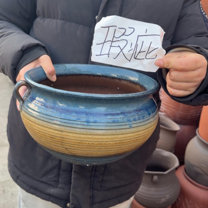 花盆紫砂口26高17