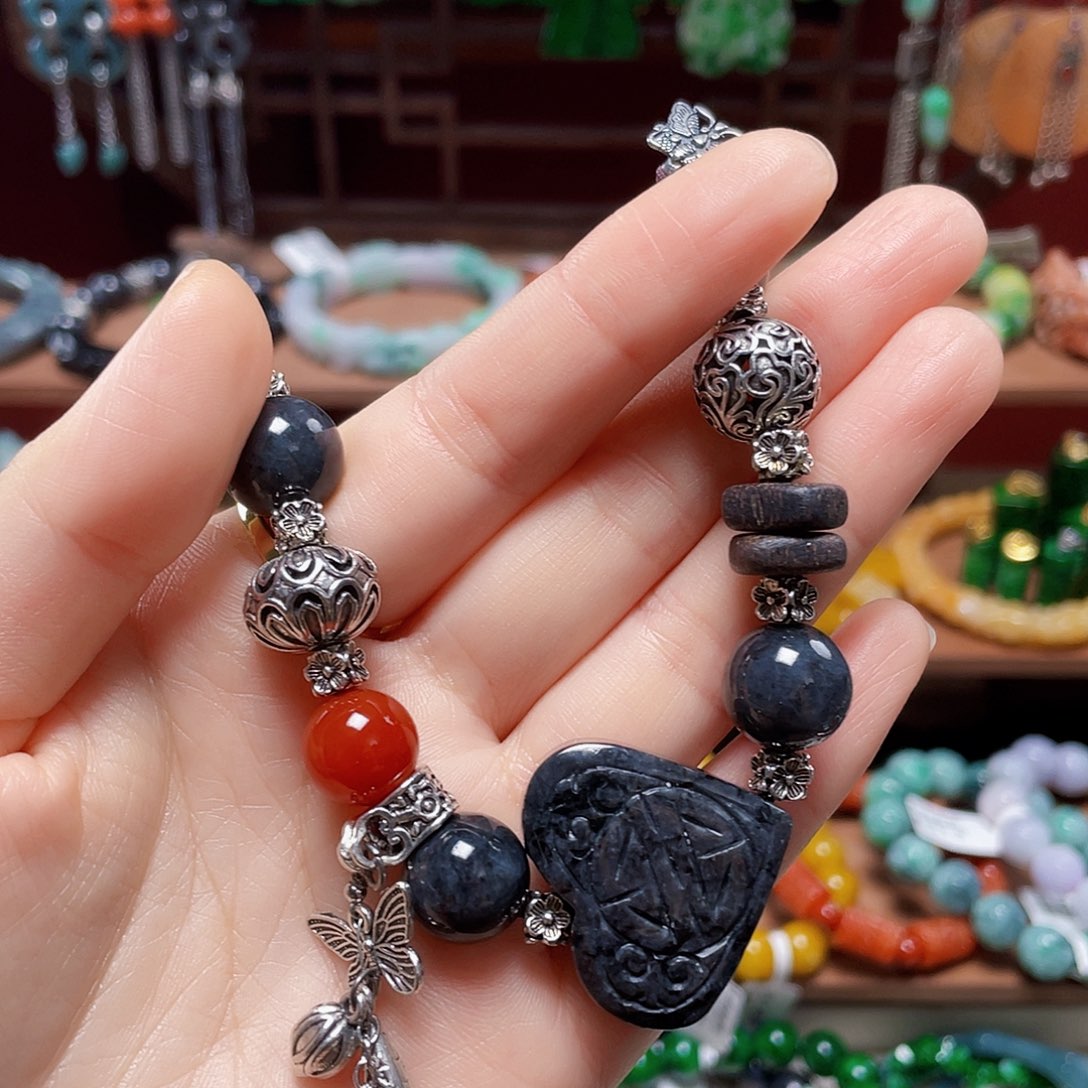 翡翠未镶嵌手链饰品