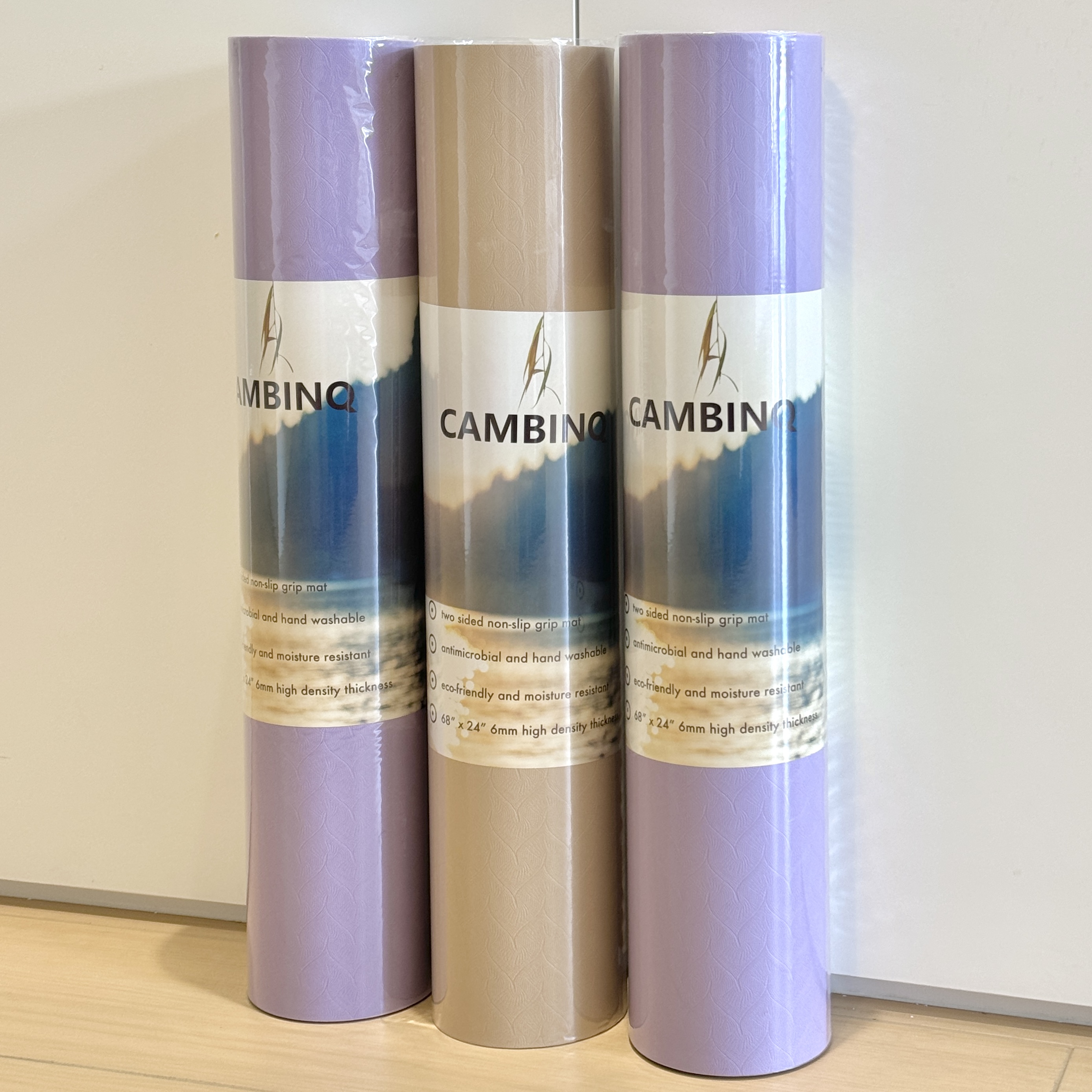 双色瑜伽垫 173x61cm