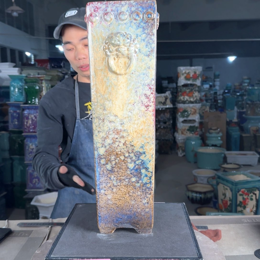 一风堂石湾花盆。微瑕938